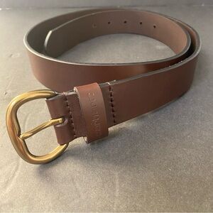Carhartt men’s genuine brown leather dress belt size L new with tags